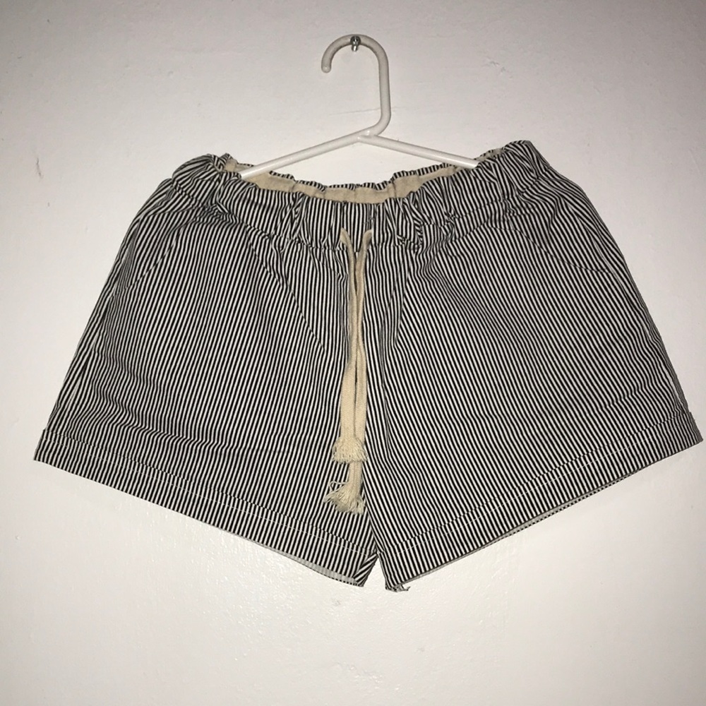 Women’s Striped Stripes Navy and Blue Short Size S